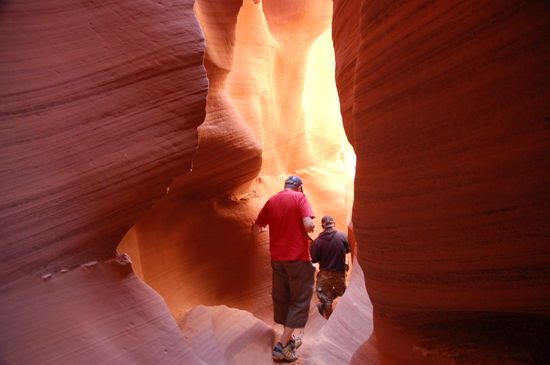 Das Durchkommen ist ganz schön eng