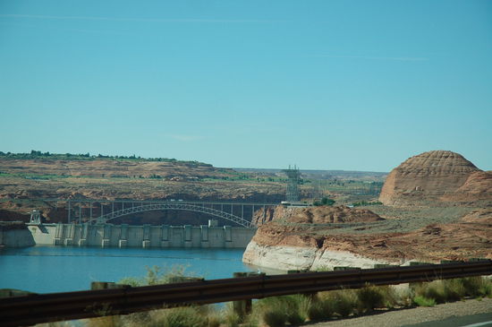 Wir verlassen den Lake Powell
