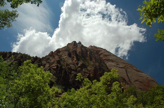 So gefährlich sehen die Wolken noch nicht aus... aber es kann sich schnell ändern
