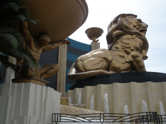 der goldene Löwe vom MGM Casino