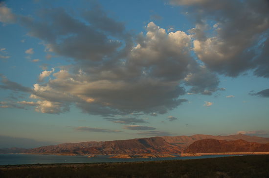 Die Abendstimmung wird immer schöner - wer stört sich da schon an Pannen...