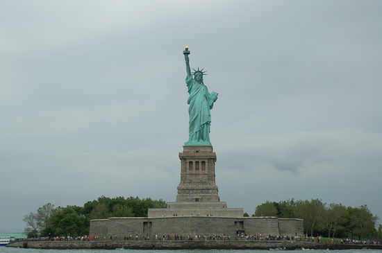 Da steht sie: stolz und unnahbar: die Liberty Lady