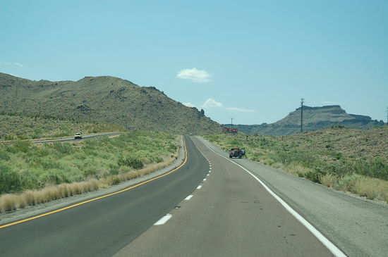 Fahrt durch die Wüste