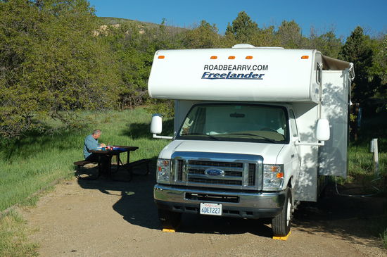 Frühstück in der Morgensonne