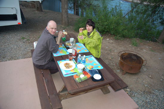 Dieses Abendessen mussten wir uns schwer verdienen...