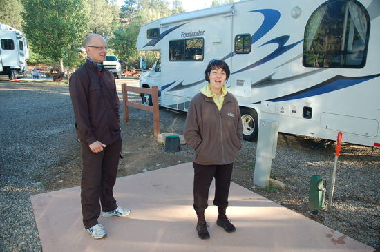 Noch ein wenig müde ... aber parat für den Ausflug