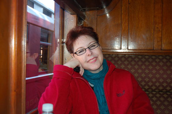 und die Schreiberin, die sich tierisch auf die Zugfahrt freut