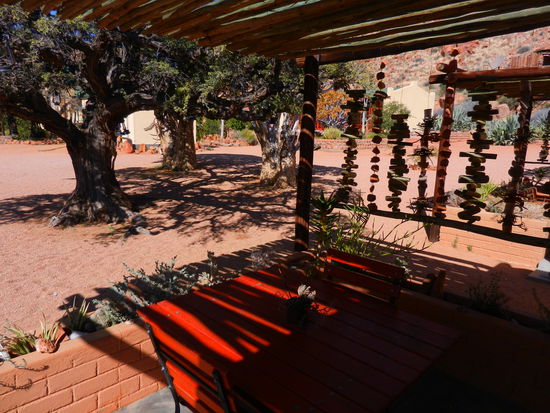 die gemütliche Terrasse