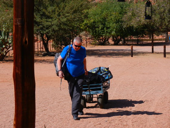 der Bellboy der Lodge