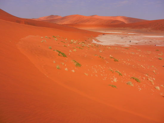 auf dem Weg zum Dead Vlei