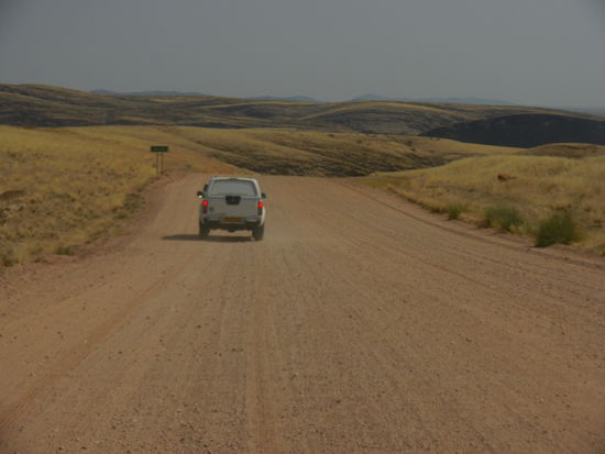 die Landschaft ändert sich