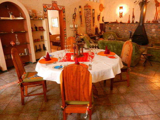 Abendessen nur für uns vier