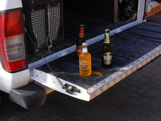 immer alles wichtige einkaufen und bei sich haben...