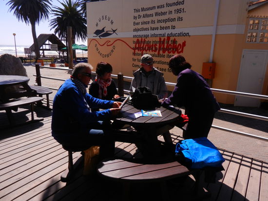 Lunch im Strand-Café