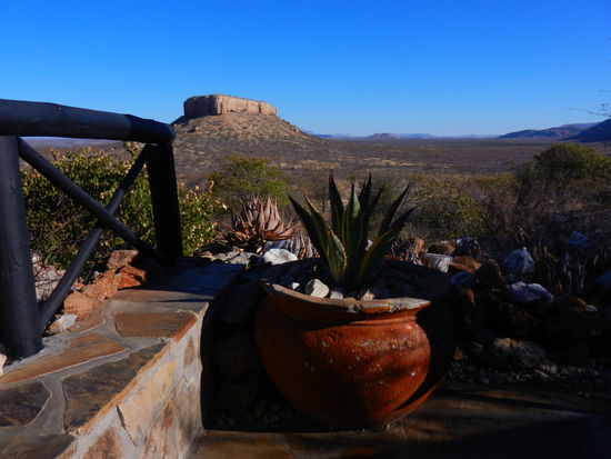 mit der grandiosen Aussicht