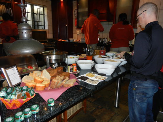 das feine Frühstücksbuffet