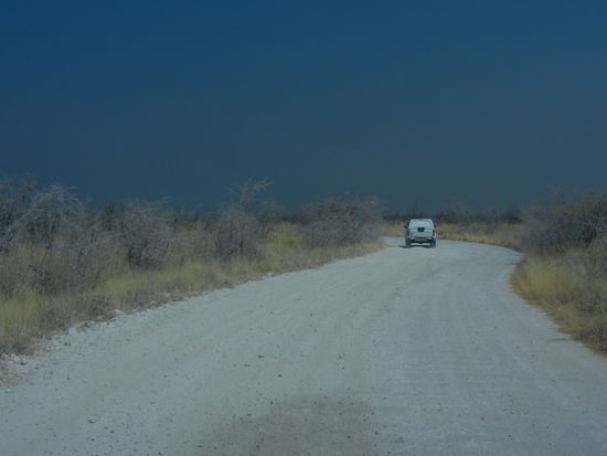 der Himmel wirkt wie eine Gewitterfront