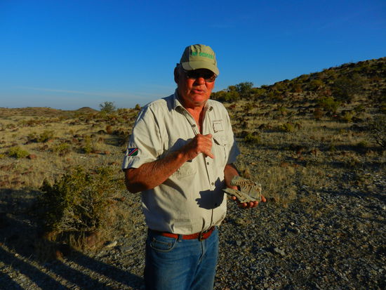 Kil erzählt uns viel über seine Mesosaurus Fossilien