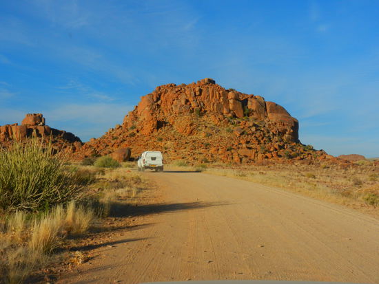 Fahrt zur Canon Lodge