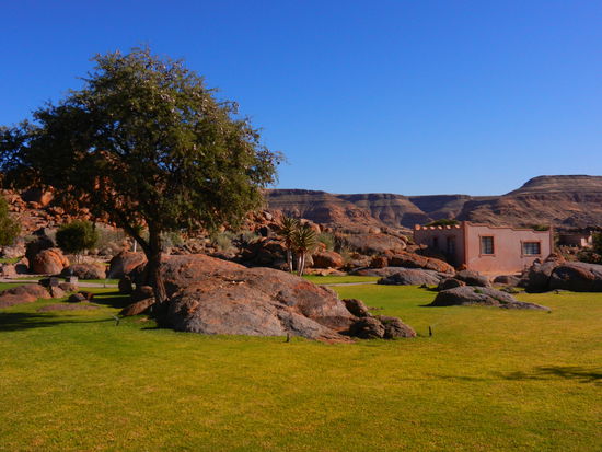 die wunderschöne Wüstenoase, die Canon Lodge