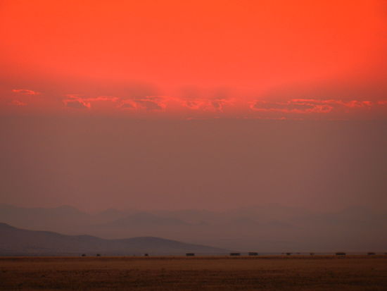 ein herrlicher Sonnenuntergang