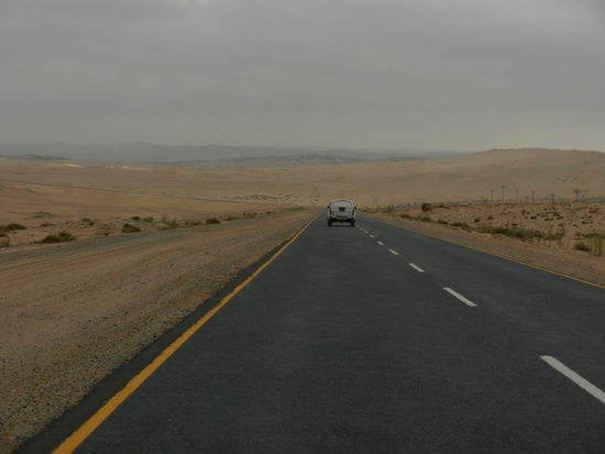 die Gegend wird immer unwirtlicher je näher wir dem Meer kommen