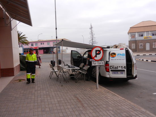 Namibische Bankwerbung