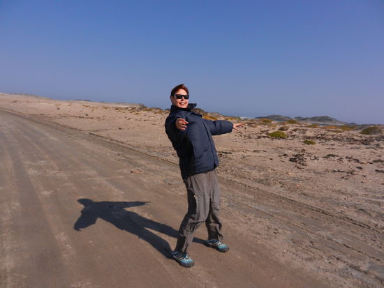 Man kann sogar in den Wind liegen