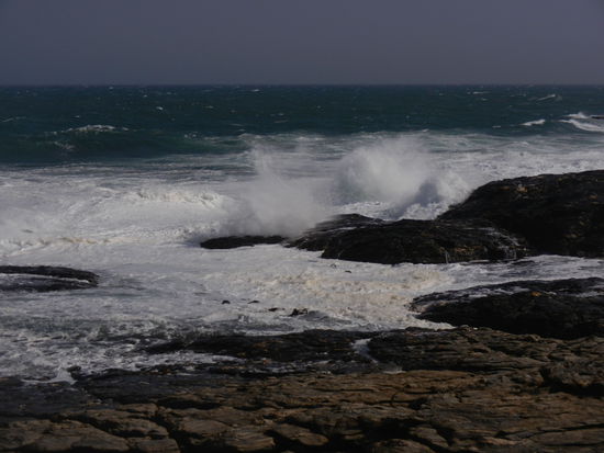 der unruhige Teil der Bucht