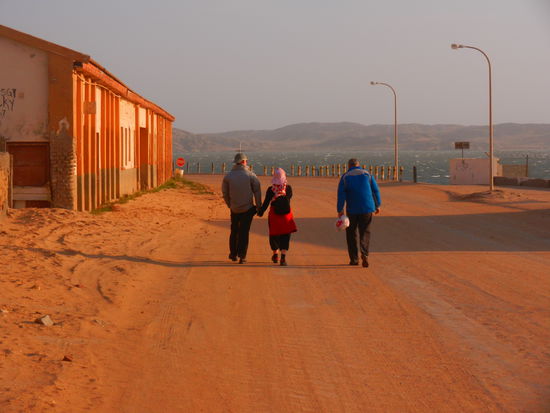 Gemeinsamer Spaziergang zurück zum Hotel