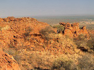 Traumhaft ist der Blick vom Waterberg Plateau ins Land hinein.