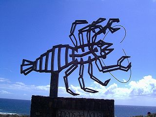 Eingang zur Jameos del Agua und Hinweis auf die weißen Albinokrebse.