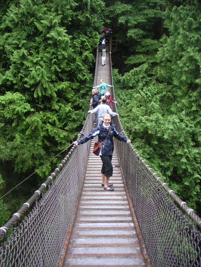Ganz tapfer! Kopf hoch!  wenigstens einmal kurz innehalten fuers Foto...
