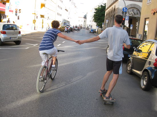 Auf in den englischen Garten - Miri und Sven 