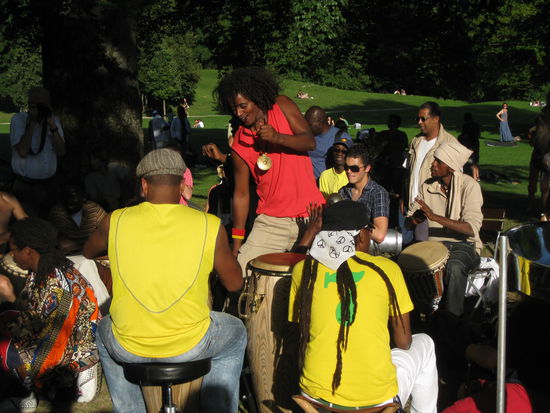 Trommler im englischen Garten