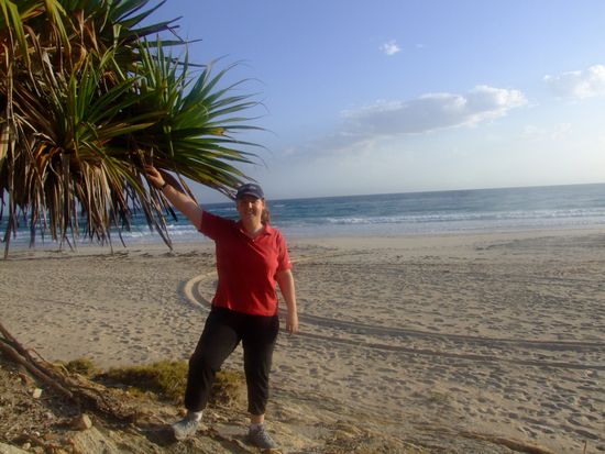 morgendlicher 
Strandspaziergang