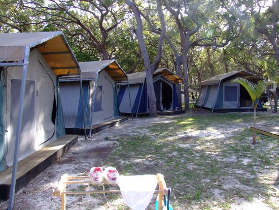 Unsere kleine Zelt-Stadt