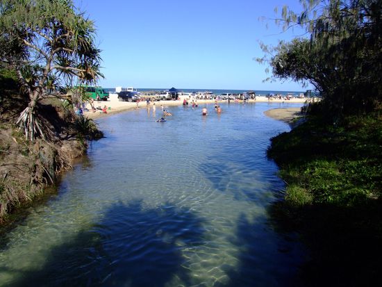 Ganz schön was los am Eli Creek...