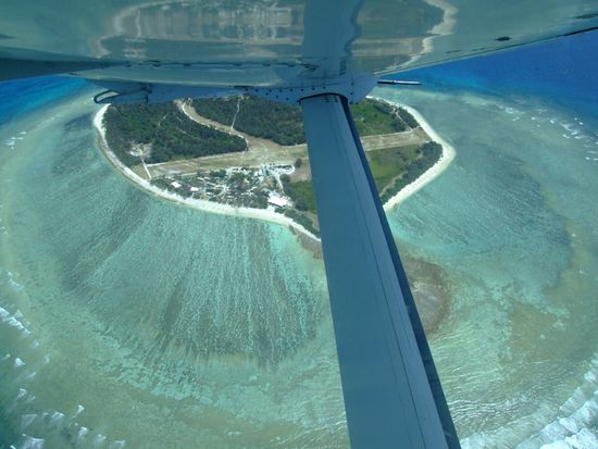 Anflug auf Lady Elliot