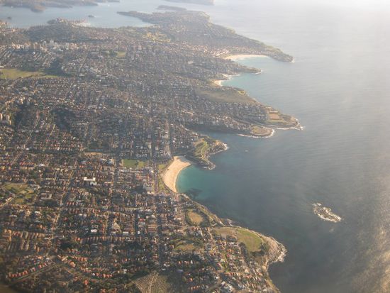 Abflug von Sydney