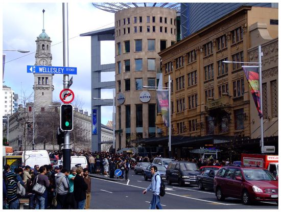 auf der Queen Street