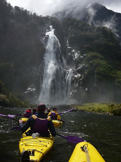 ... und wir direkt davor!