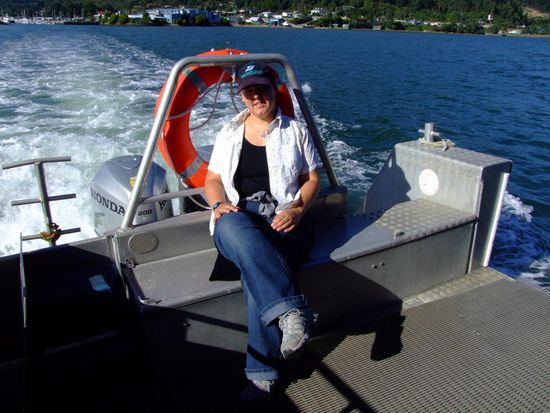 ... Wassertaxi fahren ...