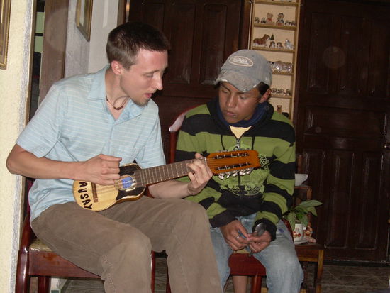 Ian lernt vom Bandleader!