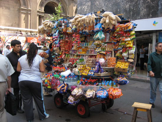 Shopping on the street