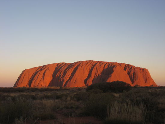 Sunset at Uluru, magnific.