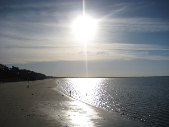 Hervey Bay, 
starting point for Fraser Island