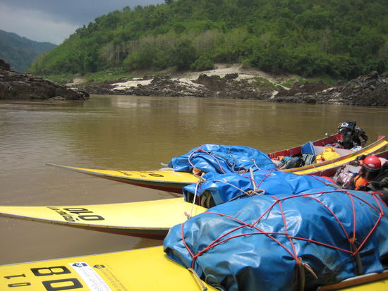 Speedboat from Luang Prabang via Huay Xai (Laos) to Chiang Khong (Thailand)