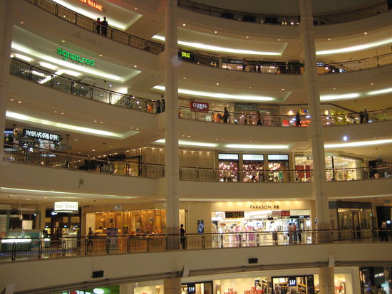 Suria KLCC, if you have a lot of money, if not, shop until u drop in Petaling Street
