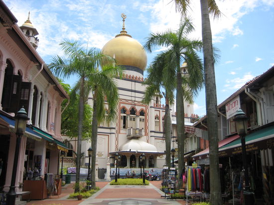 Sultan Mosque, Arab Street, Bussorah Street, Singapur